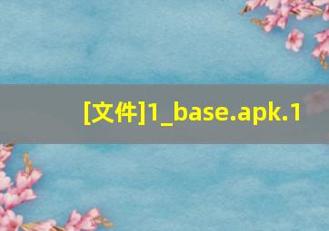 [文件]1_base.apk.1